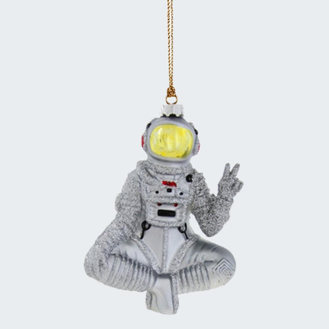Peace Out Astronaut Ornament created by ORNAMENT SHOP