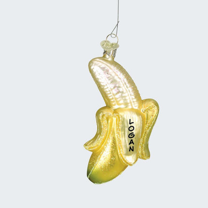 Peeled Banana Ornament created by OLD WORLD CHRISTMAS and designed by Ornament Shop