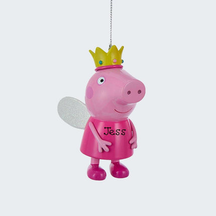 Peppa Pig Fairy Princess Ornament created by KURT ADLER and designed by Ornament Shop