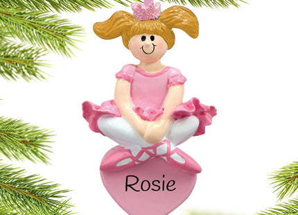 Ballet Princess Christmas Ornament