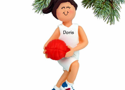 Basketball Player - Girl Christmas Ornament