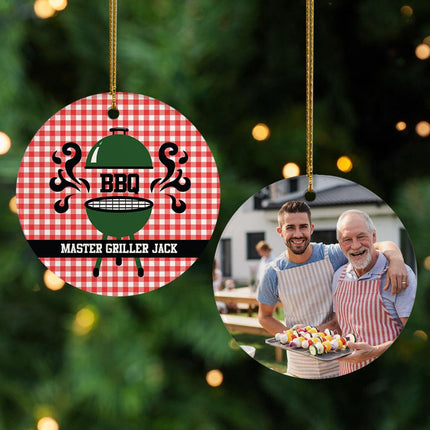 BBQ Photo Christmas Ornament created by ORNAMENT SHOP