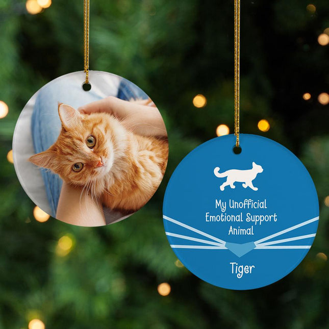 Cat Photo Christmas Ornament created by ORNAMENT SHOP