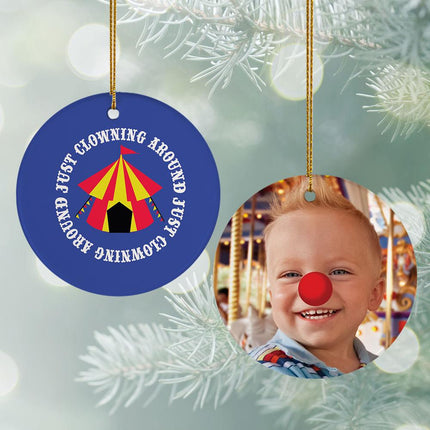 Clowning Around Photo Chrsitmas Ornament created by ORNAMENT SHOP