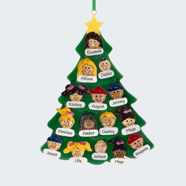 Custom People Family Tree 2 Christmas Ornament created by ORNAMENT SHOP