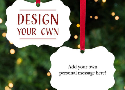 Design Your Own Personalized Ceramic Heart Ornament