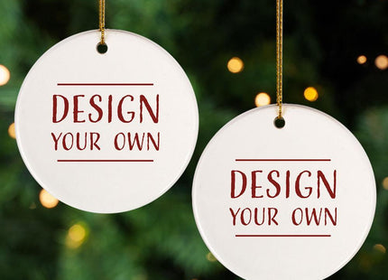 Personalized Design Your Own Photo Christmas Ornament