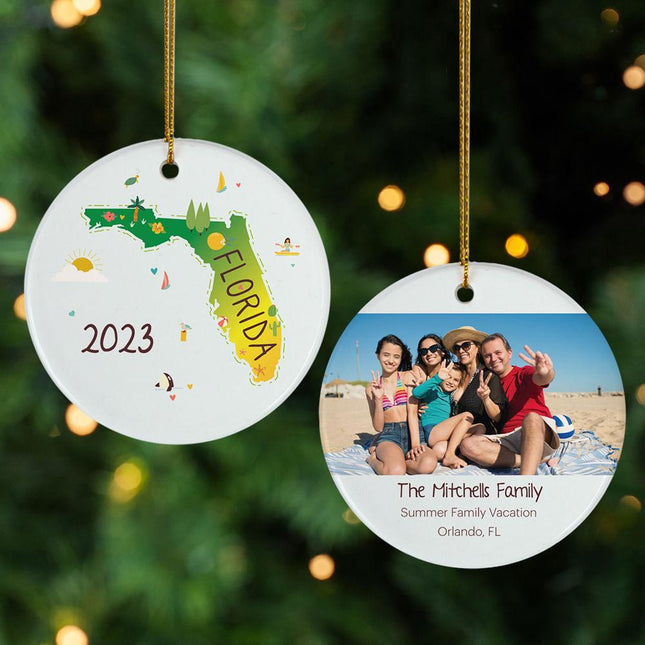 Florida Christmas Ornament created by ORNAMENT SHOP