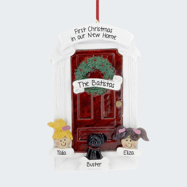Front Door Couple Christmas Ornament created by ORNAMENT SHOP