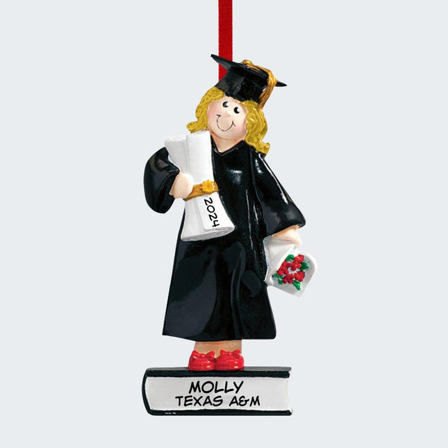 African American Graduate Ornament - Boy or Girl created by RUDOLPH AND ME and designed by Ornament Shop
