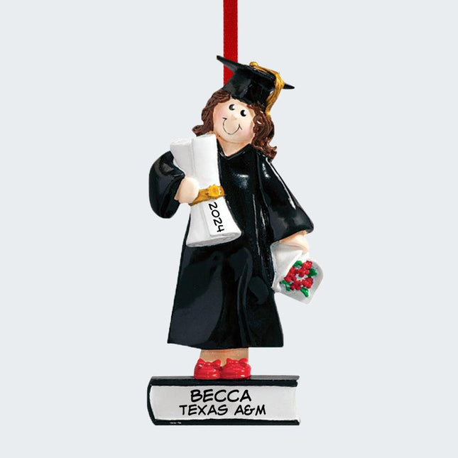 African American Graduate Ornament - Boy or Girl created by RUDOLPH AND ME and designed by Ornament Shop