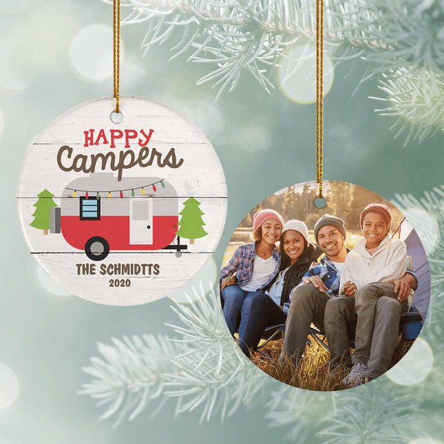 Happy Camper Christmas Ornament created by ORNAMENT SHOP