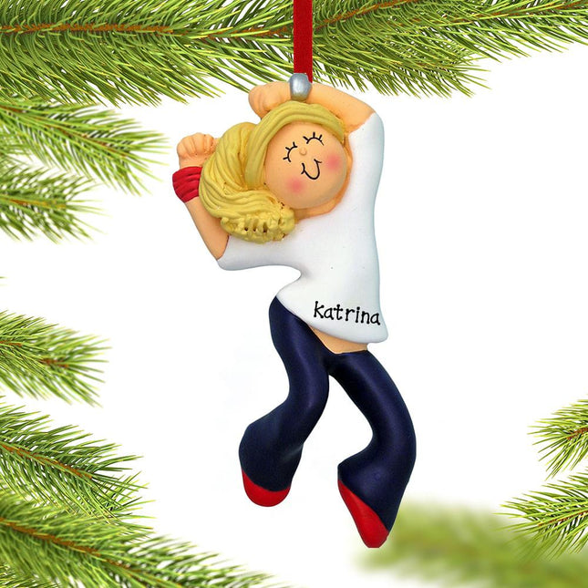 Hip Hop Dancer Personalized Personalized Ornament - HAIR COLOR - Blonde created by ORNAMENT SHOP