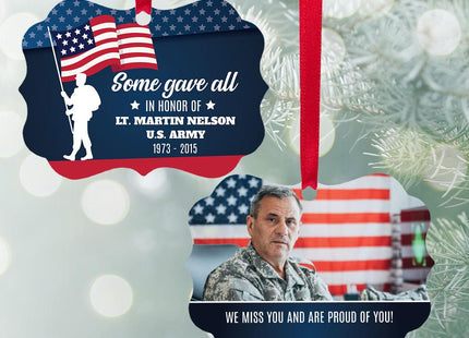 keepsake personalized memorial christmas ornament – Christmas ornament, holiday tree decoration or gift