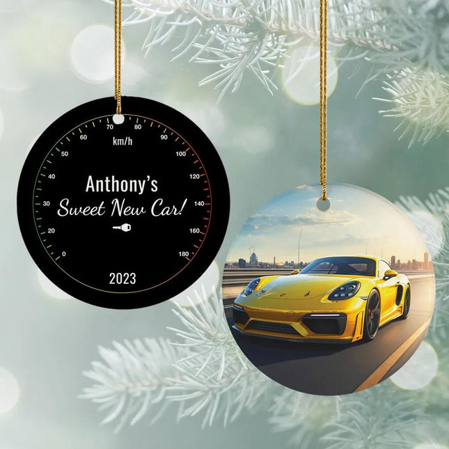 New Car Christmas Ornament created by ORNAMENT SHOP