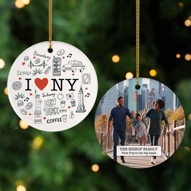 New York Christmas Ornament created by ORNAMENT SHOP