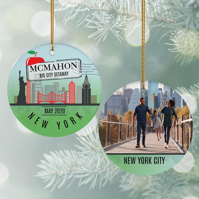 New York Travel Photo Christmas Ornament created by ORNAMENT SHOP