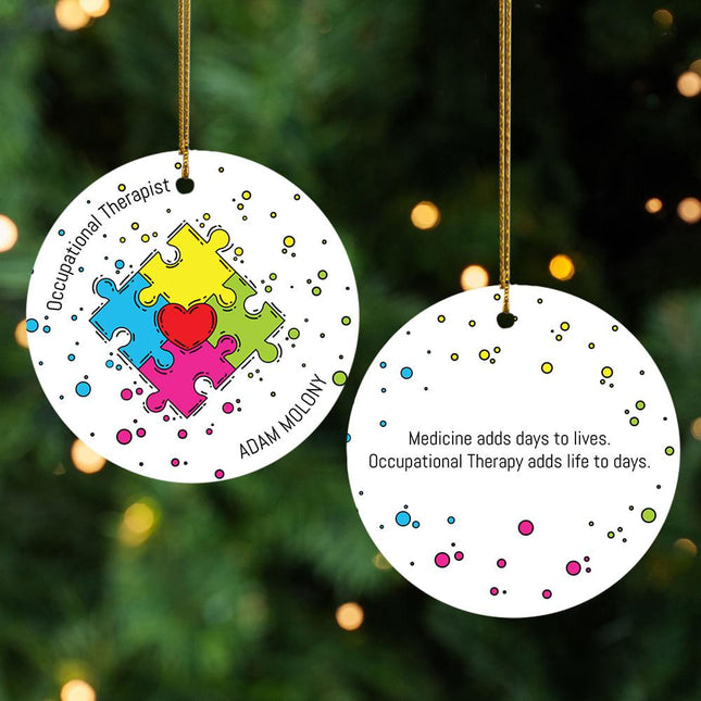 Occupational Therapist Christmas Ornament created by ORNAMENT SHOP