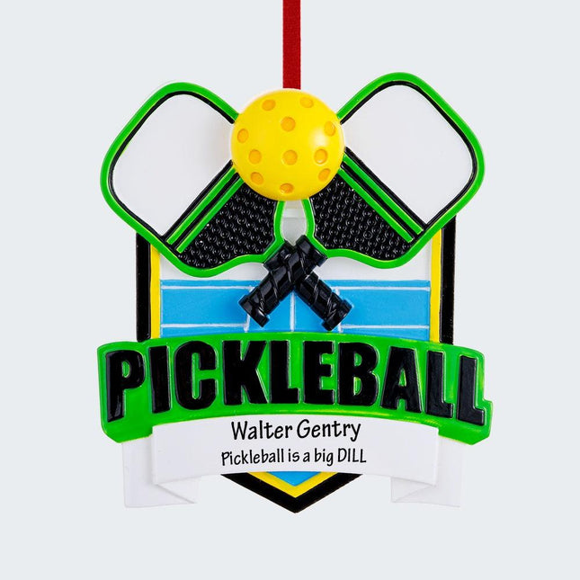 Pickleball Racket And Ball Christmas Ornament created by ORNAMENT SHOP