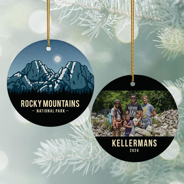 Rocky Mountains National Park Christmas Ornament created by ORNAMENT SHOP