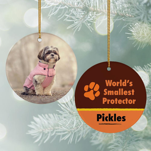 Small Dog Christmas Ornament created by ORNAMENT SHOP