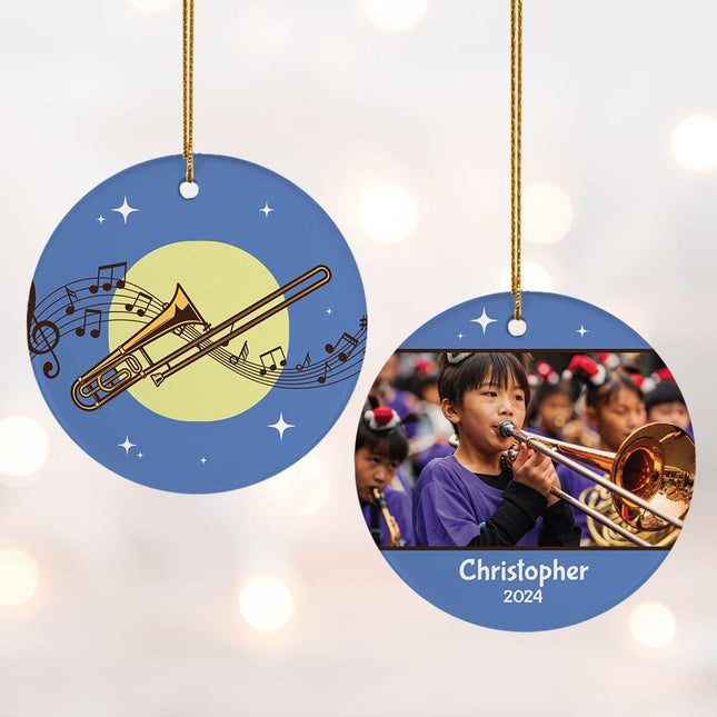 TromboneChristmas Ornament created by ORNAMENT SHOP