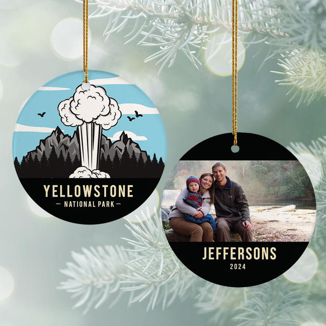 Yellowstone National Park Christmas Ornament created by ORNAMENT SHOP