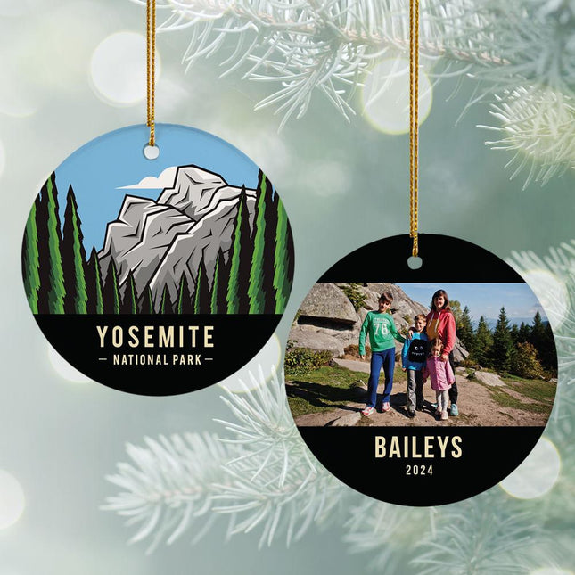 Yosemite National Park Christmas Ornament created by ORNAMENT SHOP