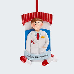 Pharmacist Boy or Girl Personalized Ornament created by RUDOLPH AND ME and designed by Ornament Shop