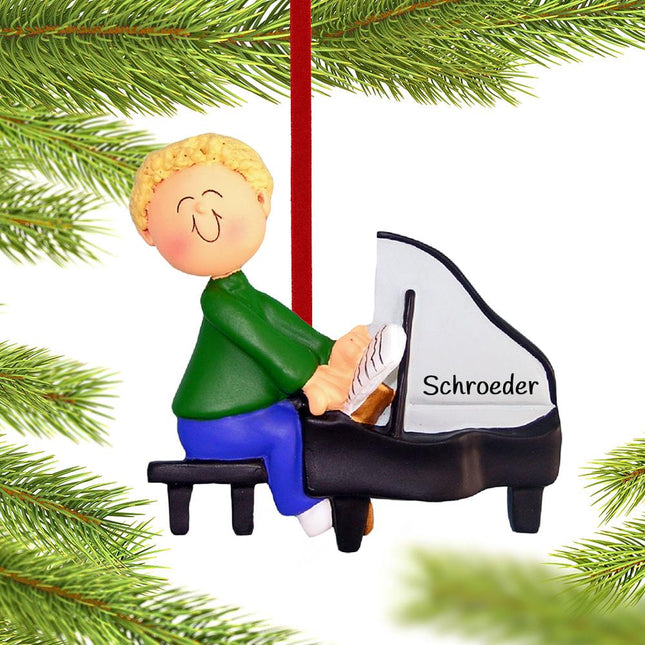 Piano Player Personalized Ornament created by ORNAMENT SHOP