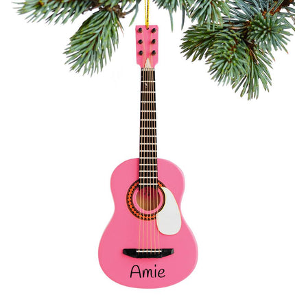 Pink String Guitar Ornament created by BROADWAY and designed by Ornament Shop