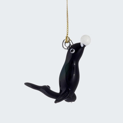 Playful Seal Ornament created by ORNAMENT SHOP