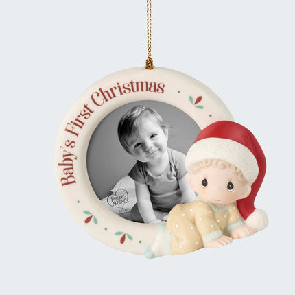 Precious Moments Baby's First Christmas Picture Frame Ornament created by PRECIOUS MOMENTS and designed by Ornament Shop