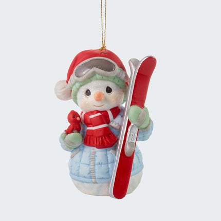 Precious Moments Snowman Skier Ornament created by PRECIOUS MOMENTS and designed by Ornament Shop