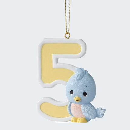 Precious Moments Birthday Year Ornament - One, Three, Four, Five - DESIGN - You're Five created by PRECIOUS MOMENTS and designed by Ornament Shop