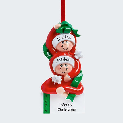 Present Couple Ornament created by RUDOLPH AND ME and designed by Ornament Shop