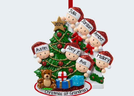 Present Peeking Personalized Ornament