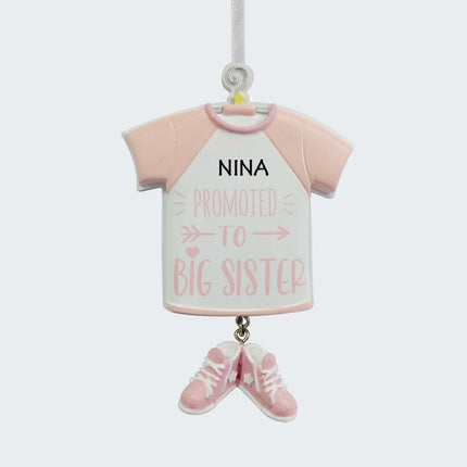 Promoted to Big Sister T-Shirt Ornament created by ORNAMENT SHOP