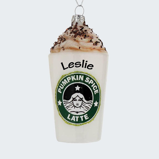 Pumpkin Spice Latte Ornament created by ORNAMENT SHOP