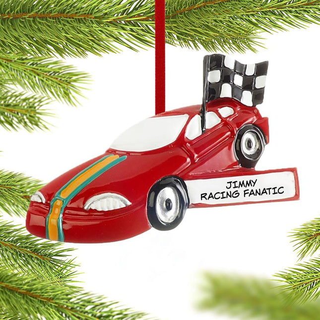 Race Car Ornament created by RUDOLPH AND ME and designed by Ornament Shop