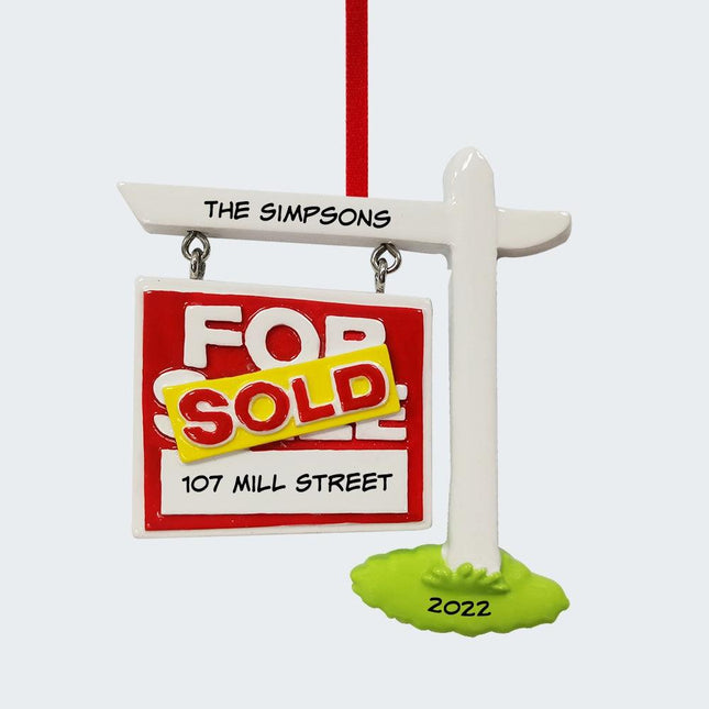Real Estate For Sale Sign Ornament created by ORNAMENT SHOP