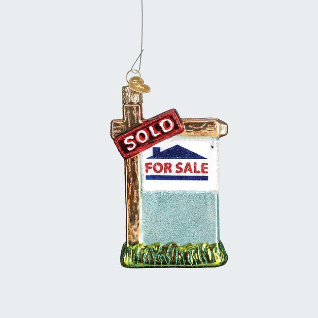 Realty Sign Ornament created by OLD WORLD CHRISTMAS and designed by Ornament Shop