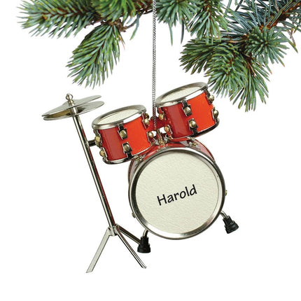 Red Drum Set Ornament created by BROADWAY and designed by Ornament Shop