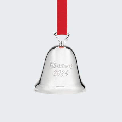 Reed & Barton 2024 Dated Christmas Annual Bell Ornament created by LENOX and designed by Ornament Shop