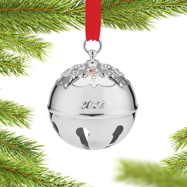 Reed & Barton 2024 Dated Holly Bell created by LENOX and designed by Ornament Shop
