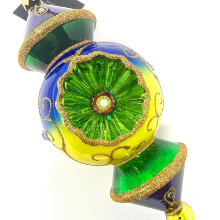 Reflector Hand-Painted Glass Ornament