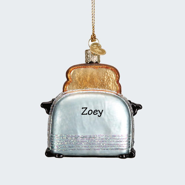 Retro Toaster Ornament created by OLD WORLD CHRISTMAS and designed by Ornament Shop