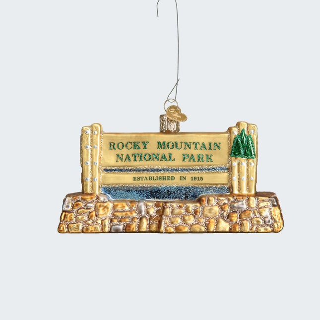 Rocky Mountain National Park Ornament created by OLD WORLD CHRISTMAS and designed by Ornament Shop