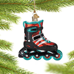 Rollerblade Inline Skate Ornament created by OLD WORLD CHRISTMAS and designed by Ornament Shop