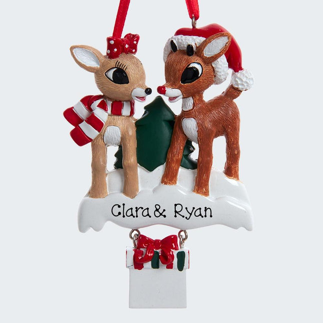 Rudolph & Clarice Ornament created by KURT ADLER and designed by Ornament Shop